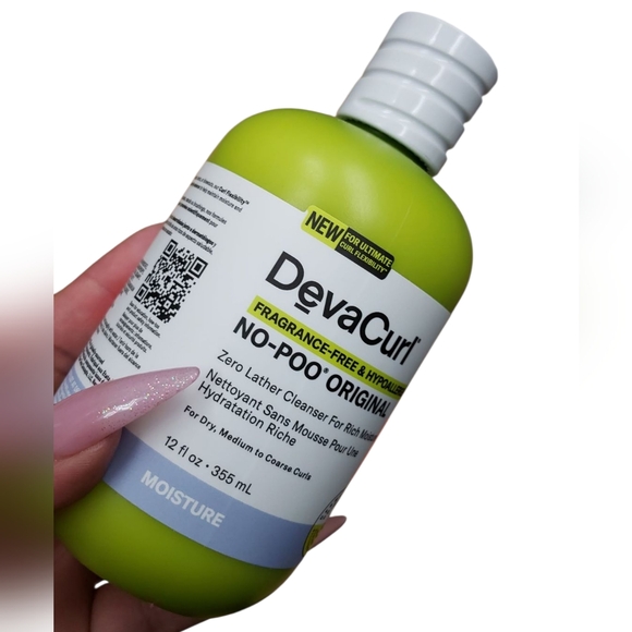 12oz DevaCurl No-Poo Original Cleanser - Picture 3 of 3